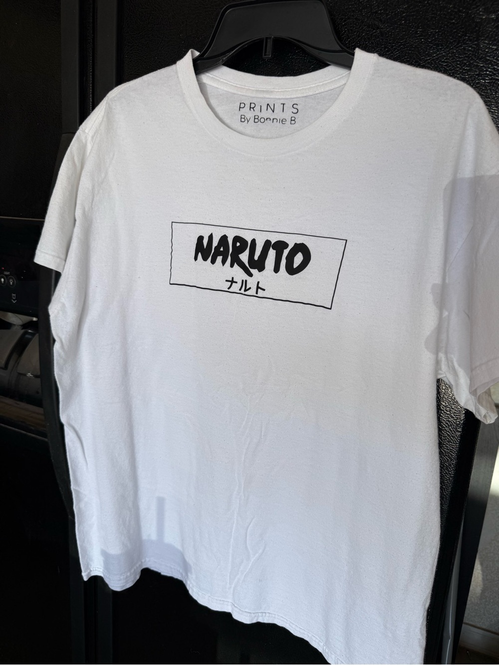 Naruto Logo Graphic Tee - White